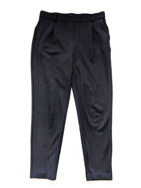 RW&CO Black & White Pinstripe Ankle Pants